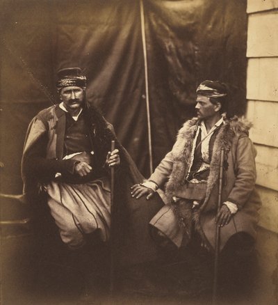 Discusión entre dos croatas. de Roger Fenton