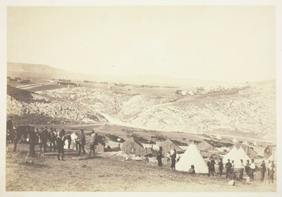 Campamento de artillería a caballo, 1855 de Roger Fenton