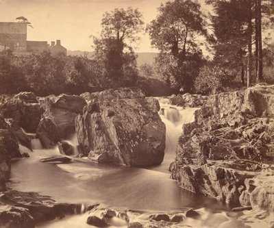 Cascadas del Llugwy, en Pont-y-Pair, 1857 de Roger Fenton