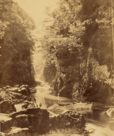Foss Nevin, en el río Conway (Gales). de Roger Fenton