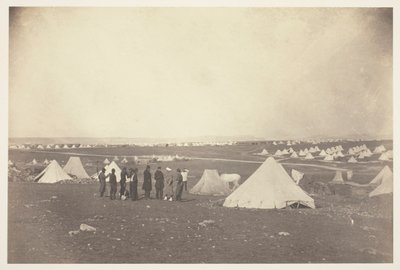 Cuartel del General Bosquet mirando hacia la Granja Mackenzie de Roger Fenton