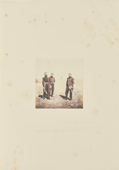 General Labousiniere y General Bevret. de Roger Fenton
