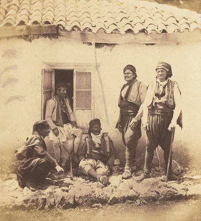 Grupo de montenegrinos. de Roger Fenton