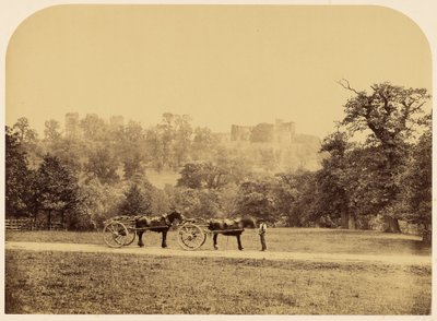 Hardwick Hall, desde el parque de Roger Fenton
