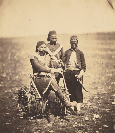 Ismail Pachá y asistentes de Roger Fenton