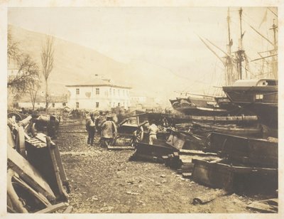 Embarcadero, Muelle de Artillería, Balaklava de Roger Fenton