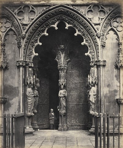 Catedral de Lichfield, Entrada Central, Pórtico Oeste de Roger Fenton