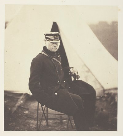 Teniente general Sir W.J. Codrington, K.C.B. de Roger Fenton