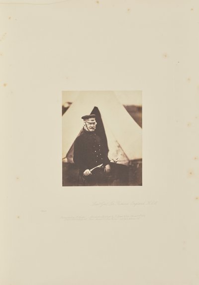 Teniente General Sir Richard England, K.C.B. de Roger Fenton