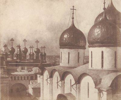 Moscú, Cúpulas de Iglesias en el Kremlin, 1852 de Roger Fenton