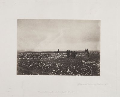 Oficiales en la vigilancia en la colina de Cathcart, 1855 de Roger Fenton