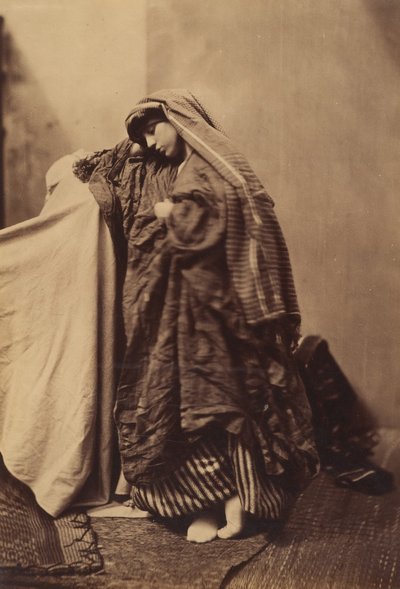 Estudio orientalista de una mujer, 1858 de Roger Fenton