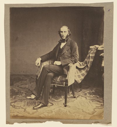 [Retrato de un hombre, sentado] de Roger Fenton