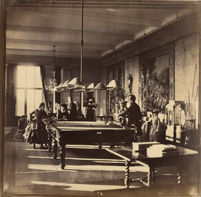 [La sala de billar, Mentmore House] de Roger Fenton