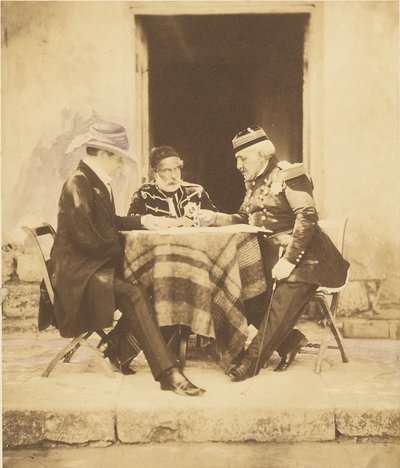 El consejo de guerra celebrado la mañana de la toma del Mamelon de Roger Fenton