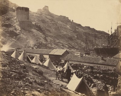 El castillo genovés, Balaklava de Roger Fenton