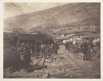 Astillero ferroviario de Balaklava de Roger Fenton