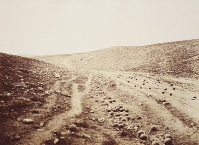 El valle de la sombra de la muerte de Roger Fenton
