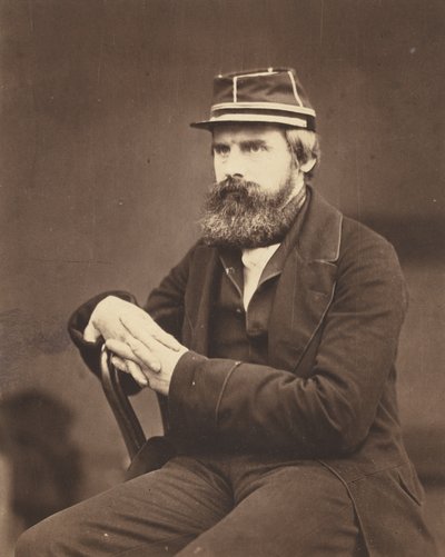 retrato de un hombre ,c. 1855 (foto) de Roger Fenton