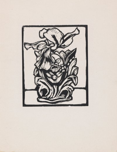 Iris y jarrón de Roger Fry