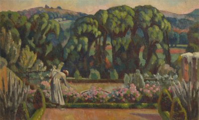 El jardín del artista en Durbins, Guildford de Roger Fry