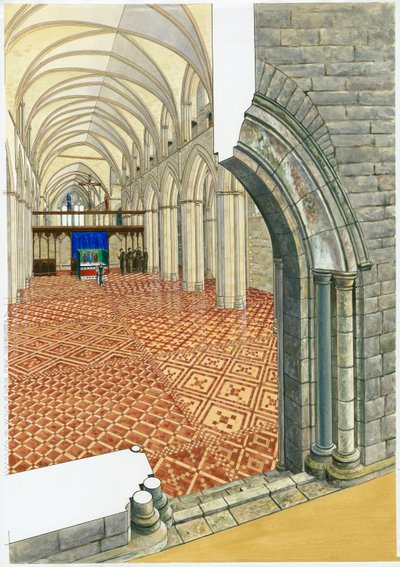 Abadía de Netley, siglo XIV, c1990-2010 de Roger Hutchins
