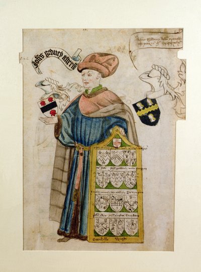 John Gedney con las Túnicas del Concejal de la Ciudad, c.1450 de Roger Leigh