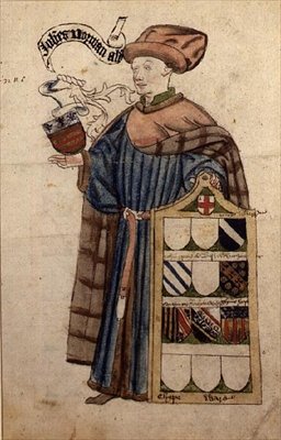 John Norman con las Túnicas del Concejal de la Ciudad, c.1450 de Roger Leigh