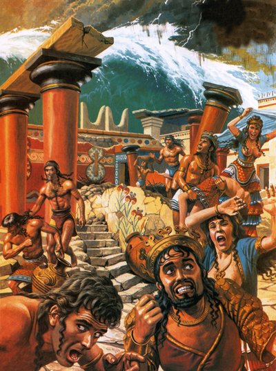 Un maremoto arrasa una ciudad de Creta en el siglo XV a.C. de Roger Payne