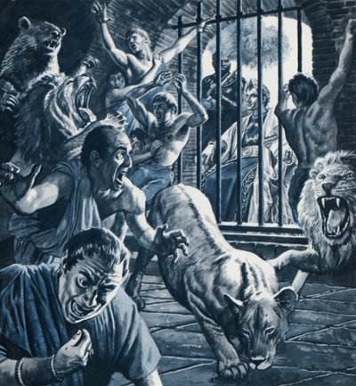 Calígula (litografía) de Roger Payne