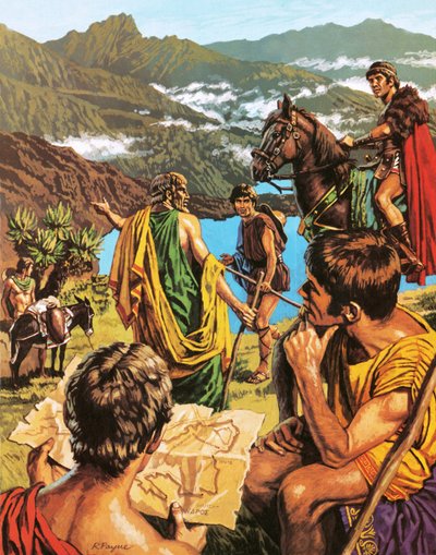 Diógenes, el explorador griego, de viaje por África de Roger Payne