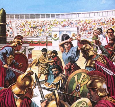 Matanza en el Hipódromo de Constantinopla en 532 d.C. de Roger Payne