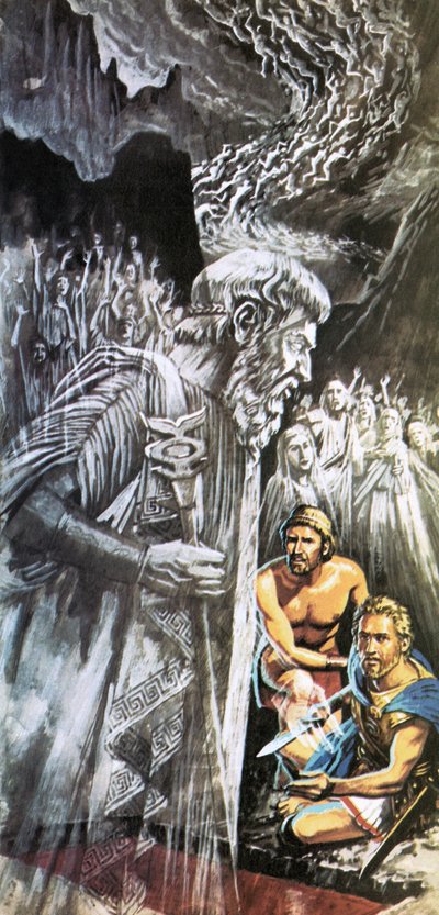 Tiresias advierte a Odiseo sobre el futuro de Roger Payne