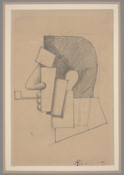 Cabeza Cubista, c.1915-20 de Roger de La Fresnaye
