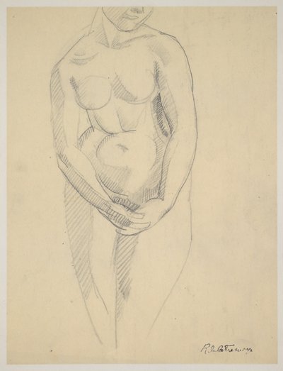 Desnuda con las manos cruzadas de Roger de La Fresnaye