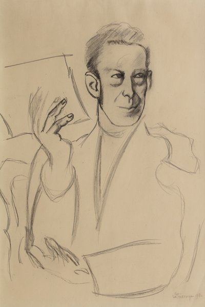 Estudio para el retrato de Jean-Louis Gampert de Roger de La Fresnaye