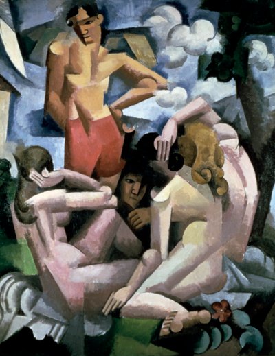 Los bañistas, 1912 de Roger de La Fresnaye