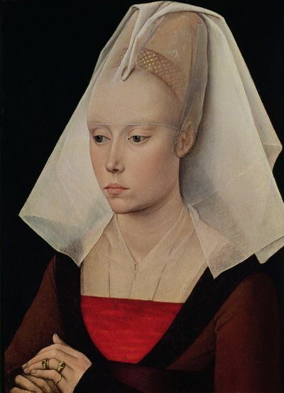 Retrato de una dama de Rogier van der (workshop of) Weyden