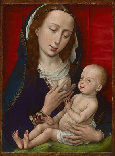 Virgen con el Niño de Rogier van der (workshop of) Weyden