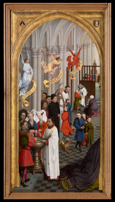 Bautismo, Confirmación y Confesión de Rogier van der Weyden
