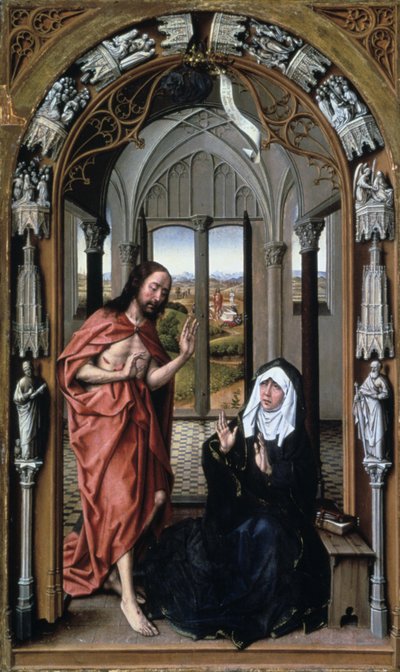 Cristo apareciendo a su madre, c. 1440 de Rogier van der Weyden