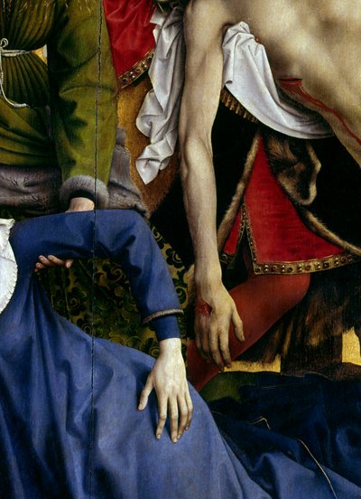 Deposición o descenso de la cruz. (detalle) de Rogier van der Weyden