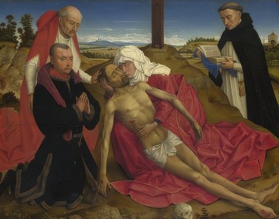 Piedad. Alrededor de 1465 de Rogier van der Weyden