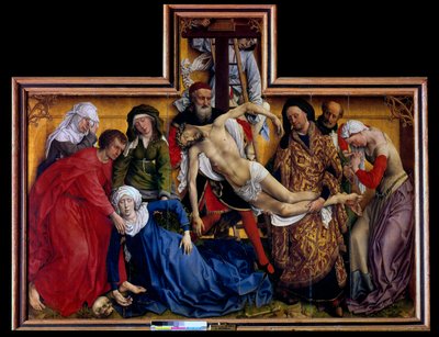Piedad . La Deposición o Descendimiento de la Cruz de Rogier van der Weyden