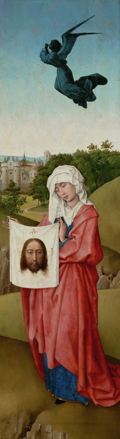 Santa Verónica El tríptico de la crucifixión, c. 1440 de Rogier van der Weyden
