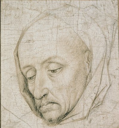 Estudio de la cabeza de un anciano de Rogier van der Weyden