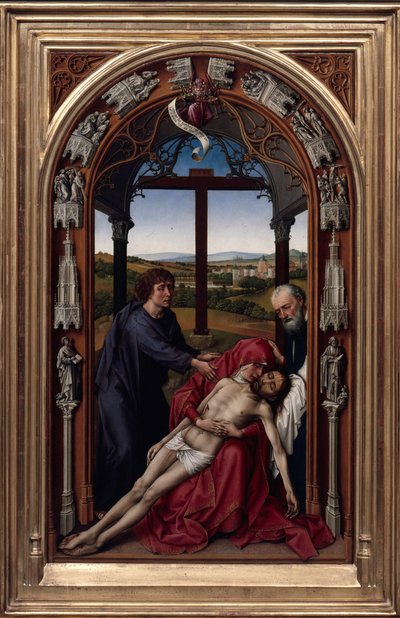 El Altar de Nuestra Señora Miraflores, c. 1440 de Rogier van der Weyden