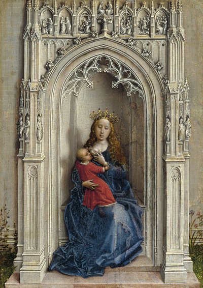 La Virgen y el Niño entronizados de Rogier van der Weyden