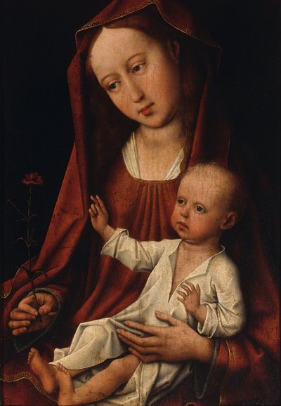 La Virgen del Clavel (óleo sobre tabla) de Rogier van der Weyden