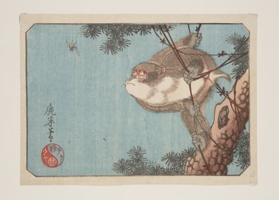 Mono y avispa de Rokubei Rokubei